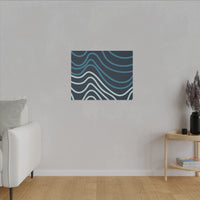 Wiggle Waves Matte Canvas