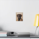 Stylish Dog Art Print Matte Canvas Stretched 0.75" - Multi-Size