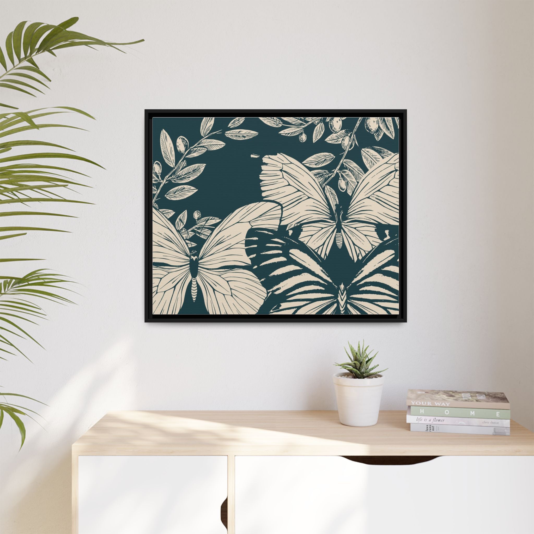 Butterflyscape Matte Canvas