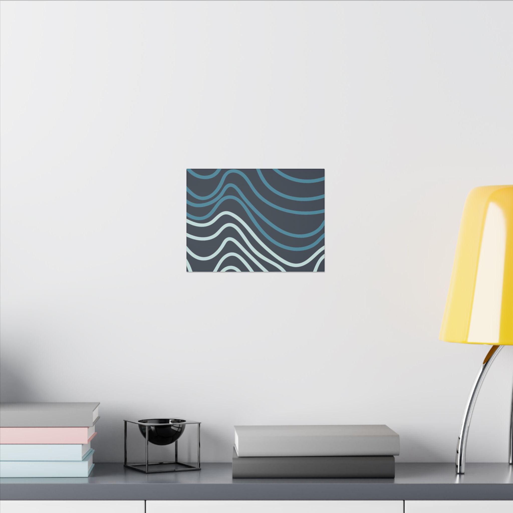 Wiggle Waves Matte Canvas