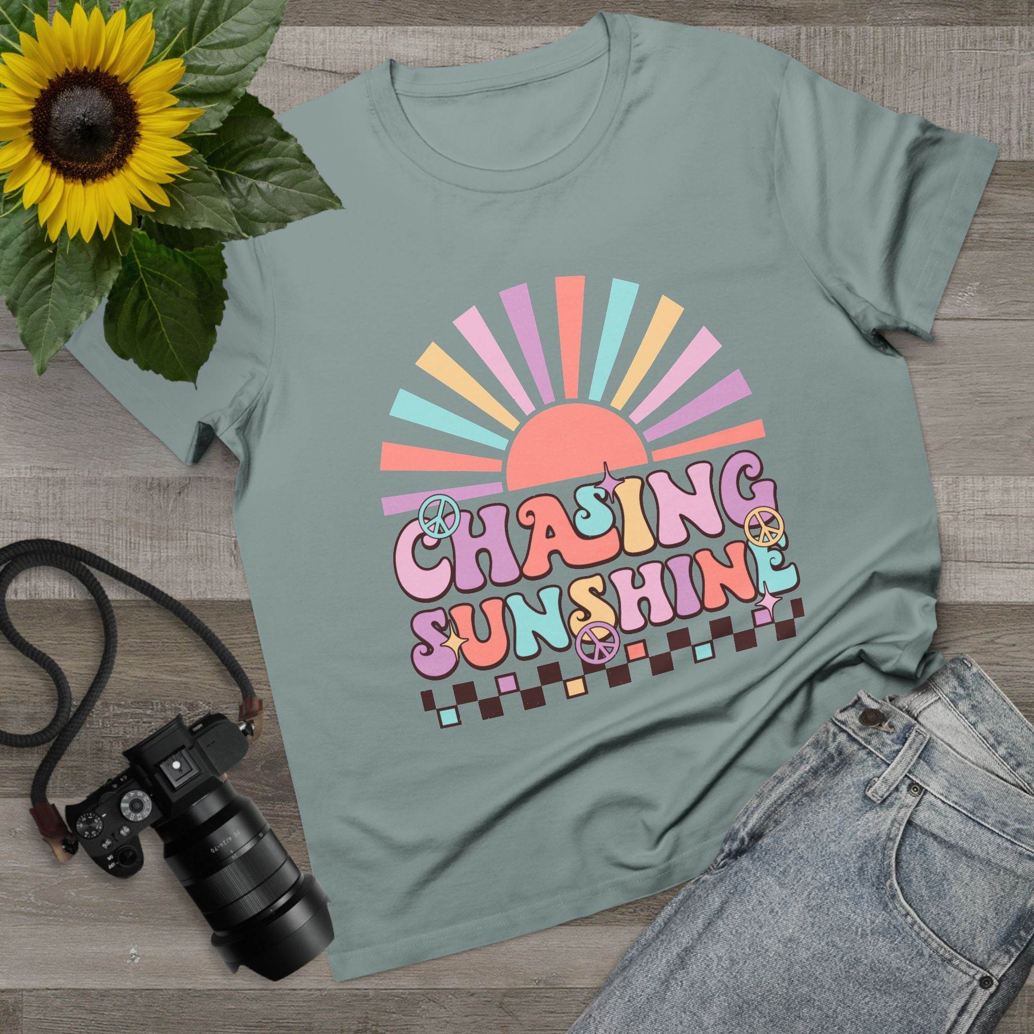 Chasing Sunshine Women's Maple Tee - Esmeralda Ecostore