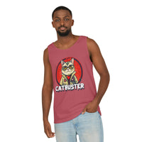 Catbuster Unisex Garment-Dyed Tank Top - Esmeralda Ecostore