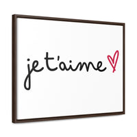 Je t'aime Gallery Canvas Wraps