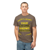 True Crime Shows Addiction Unisex HD Cotton™ T-Shirt - Esmeralda Ecostore