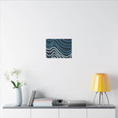 Wiggle Waves Matte Canvas Stretched Multi-Size - Esmeralda Ecostore