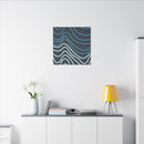 Wiggle Waves Matte Canvas