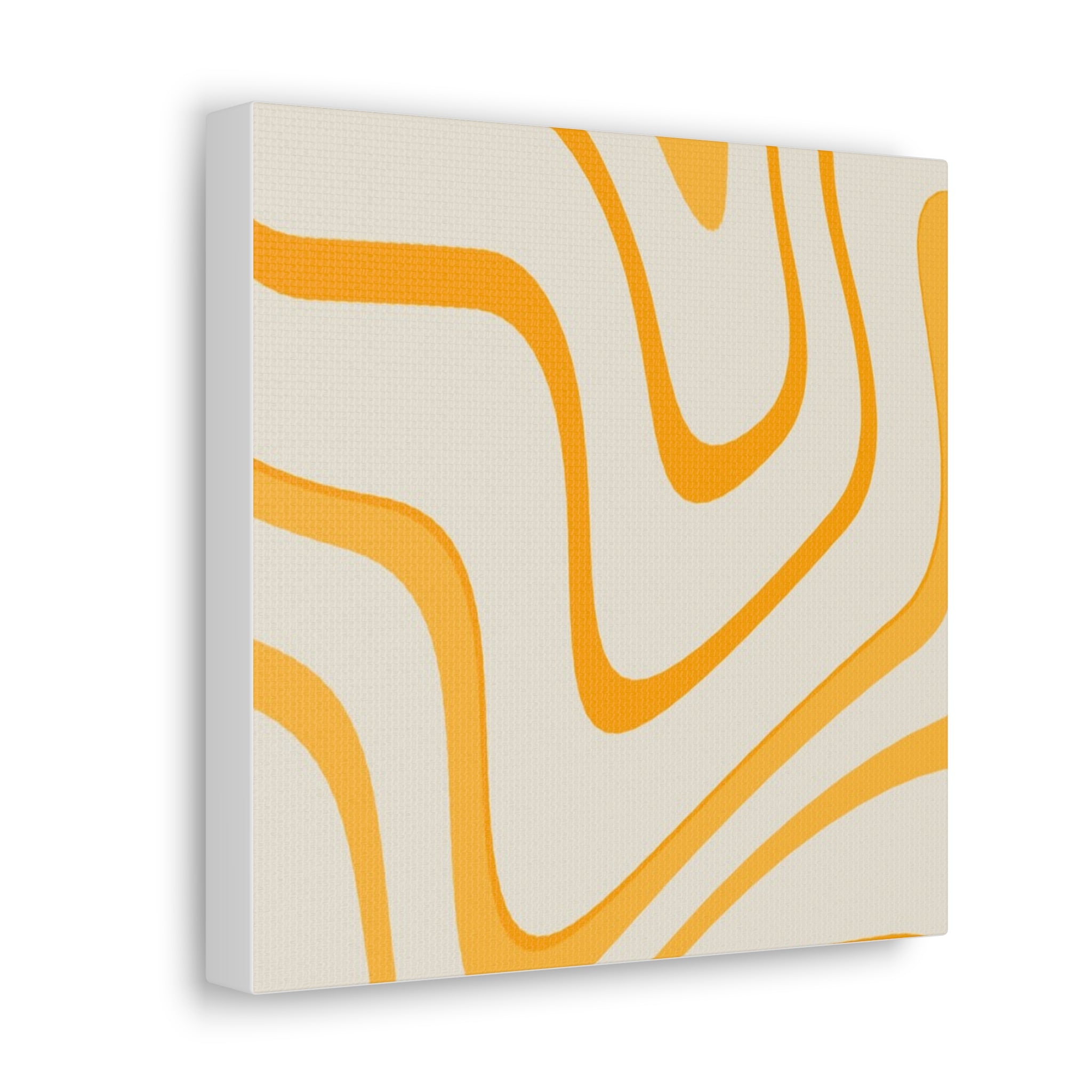 Golden Flow Canvas Gallery Wraps