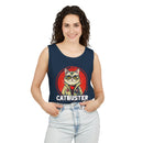 Catbuster Unisex Garment-Dyed Tank Top - Esmeralda Ecostore