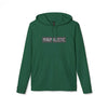 Printify minimalist green eco friendly unisex hoodie with front pocket and drawstring hood