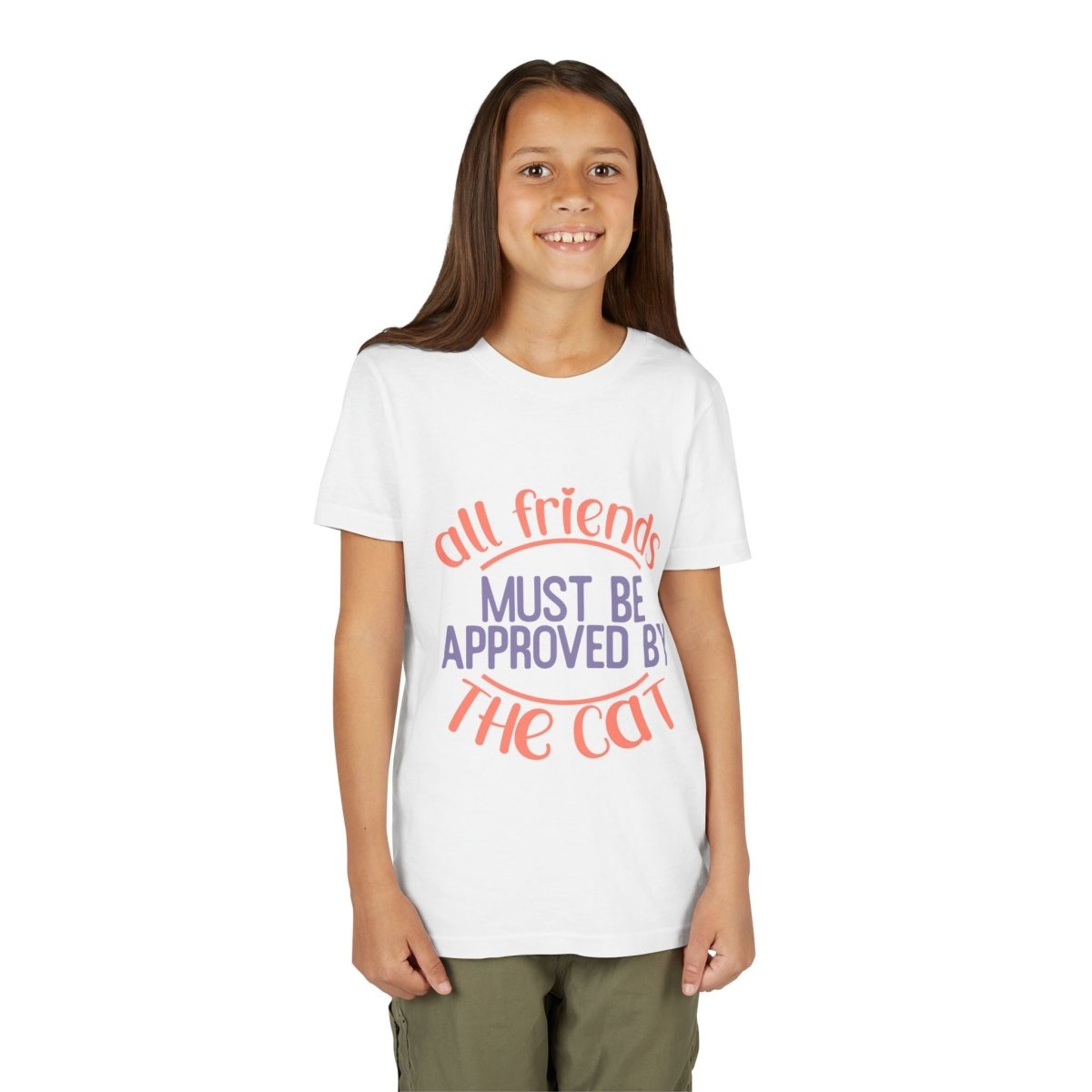 All Friends must be Approved by the Cat Youth Short Sleeve Tee