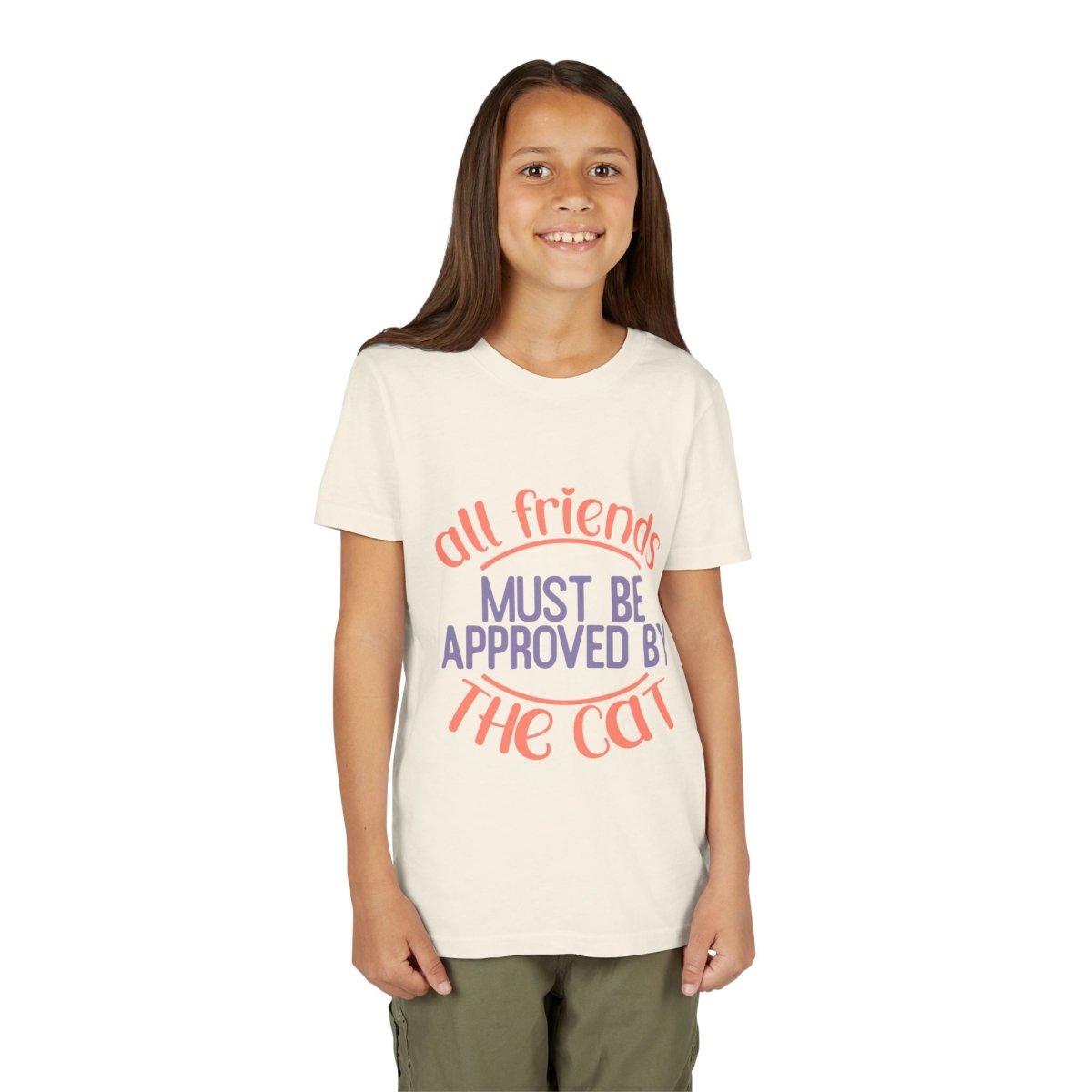 All Friends must be Approved by the Cat Youth Short Sleeve Tee