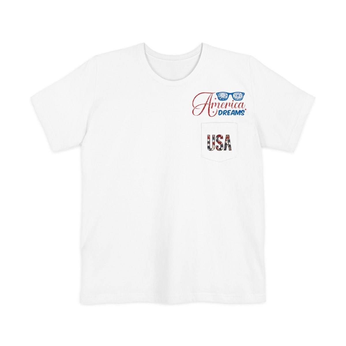 America Dreams Unisex Pocket T-shirt