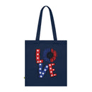 Americana Love Organic Cotton Tote Bag