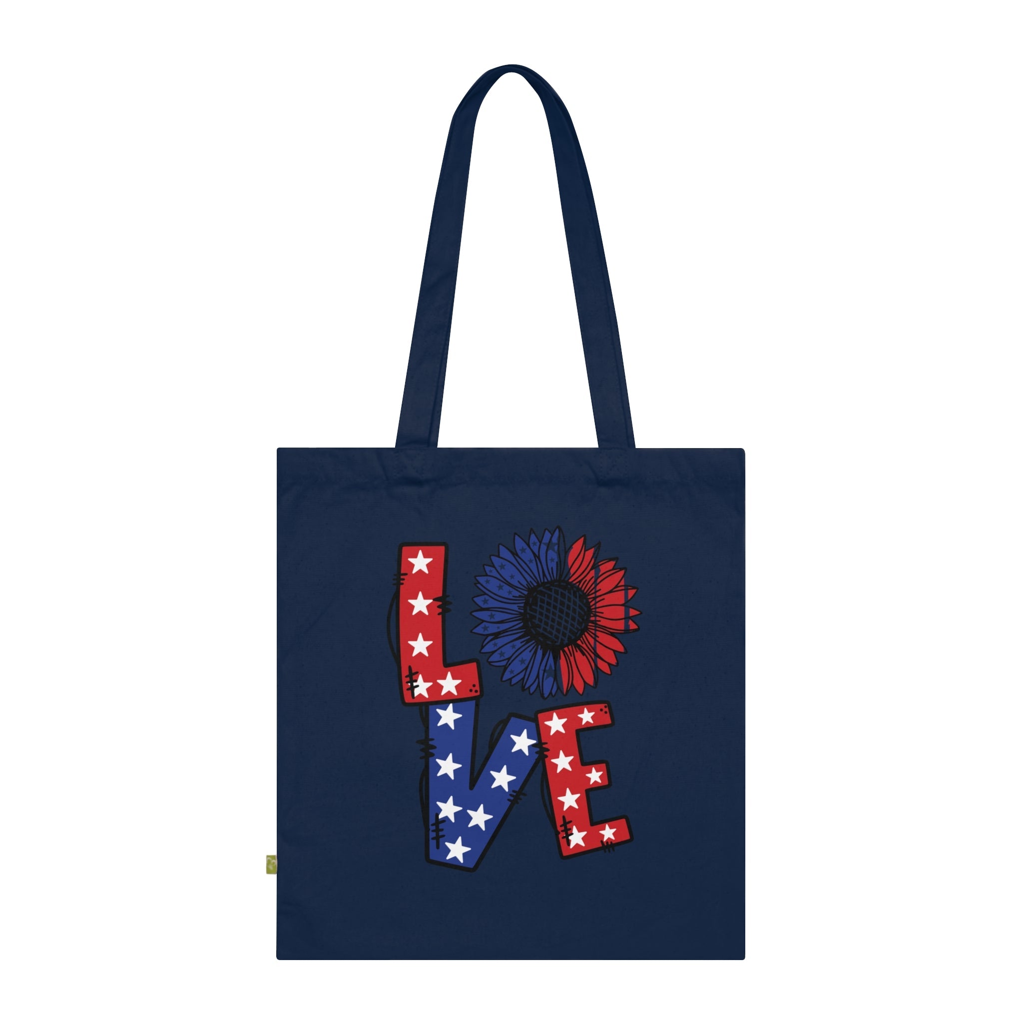 Americana Love Organic Cotton Tote Bag