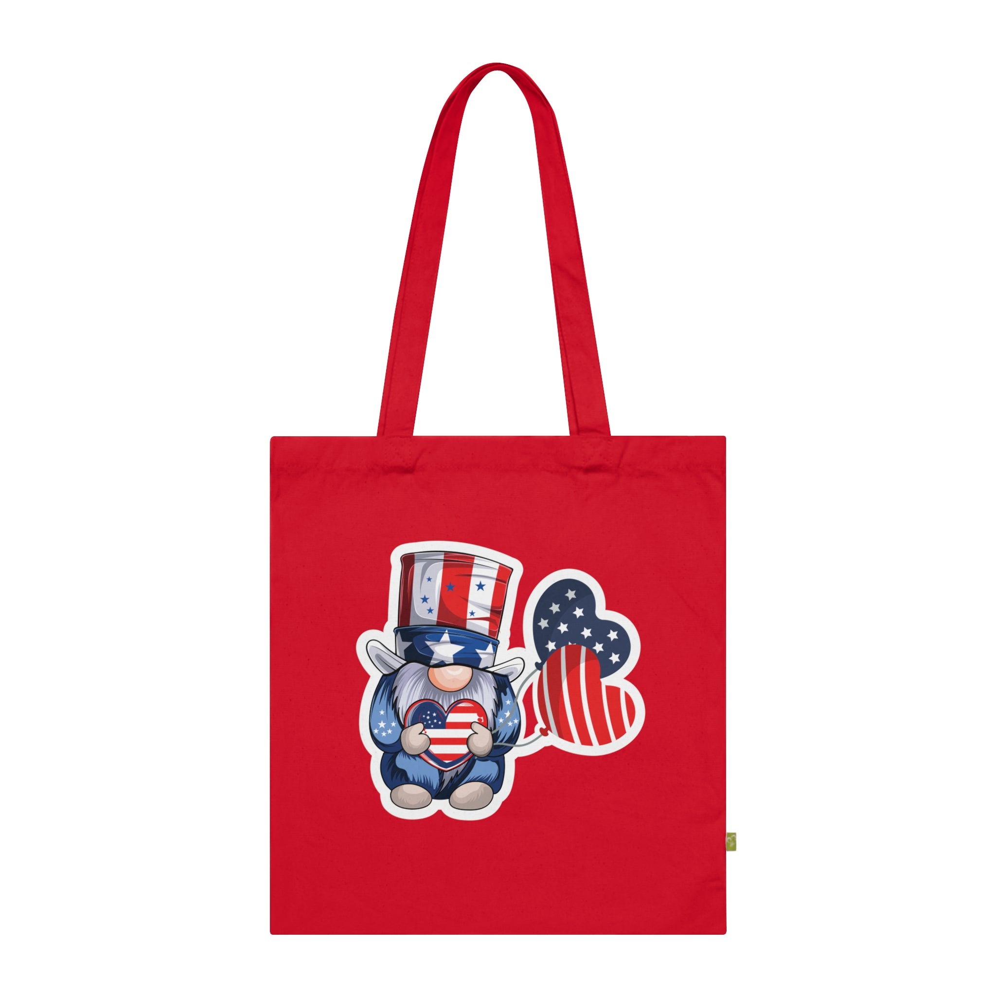 Americana Love Organic Cotton Tote Bag