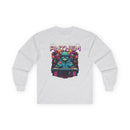Printify unisex eco-friendly long sleeve tee with colorful Anthem graphic design