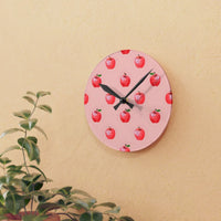 Apple - a - Day Wall Clock