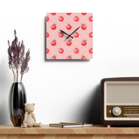 Apple - a - Day Wall Clock