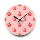 Apple - a - Day Wall Clock