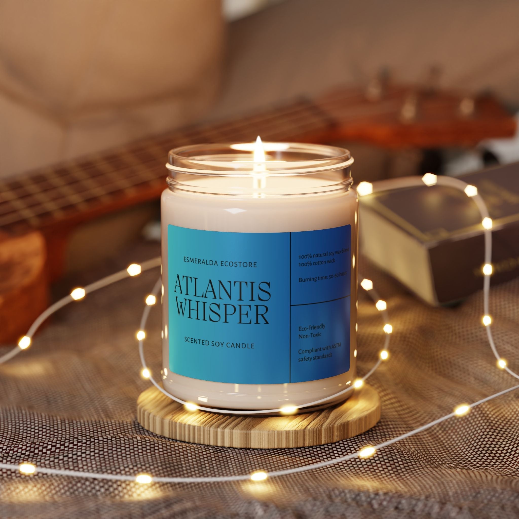 Atlantis Whisper Scented Soy Candle