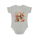 Autumn Kitten Short Sleeve Baby Bodysuit