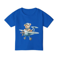 Aviator Bear Heavy Cotton™ Toddler T-shirt