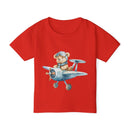 Aviator Bear Heavy Cotton™ Toddler T-shirt