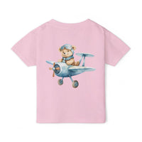 Aviator Bear Heavy Cotton™ Toddler T-shirt