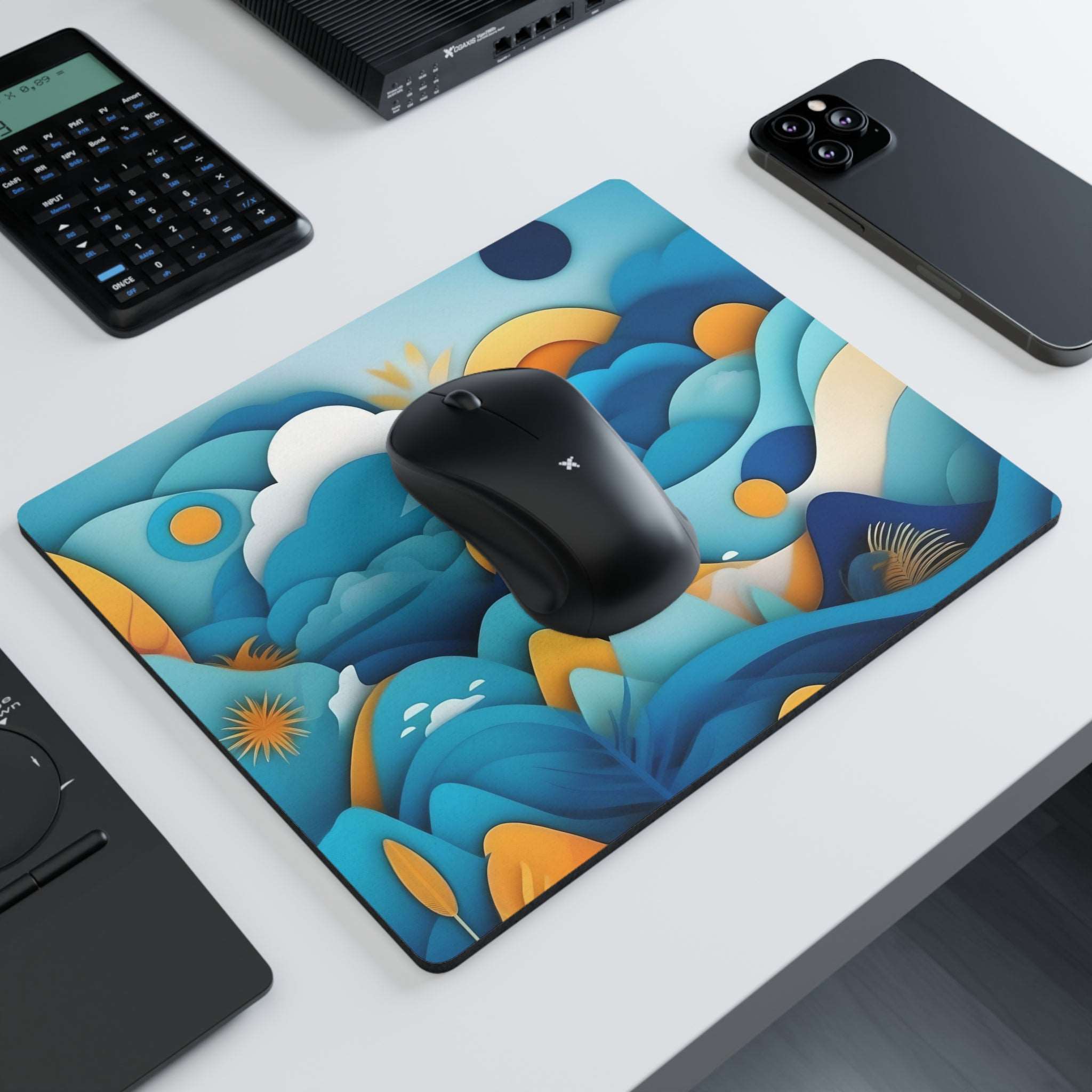 Azure Heights Rectangular Mouse Pad