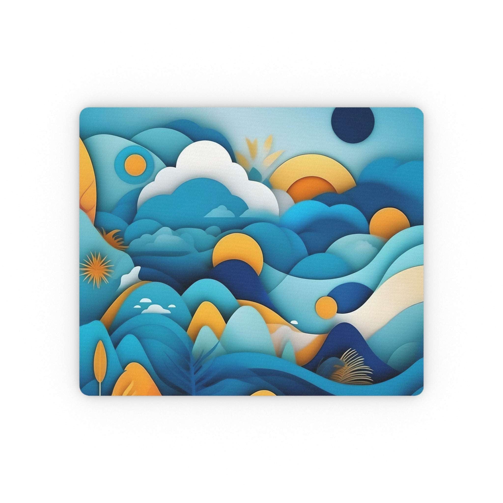 Azure Heights Rectangular Mouse Pad