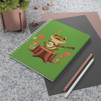 Banjo Frog Spiral Notebook