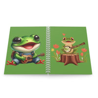 Banjo Frog Spiral Notebook