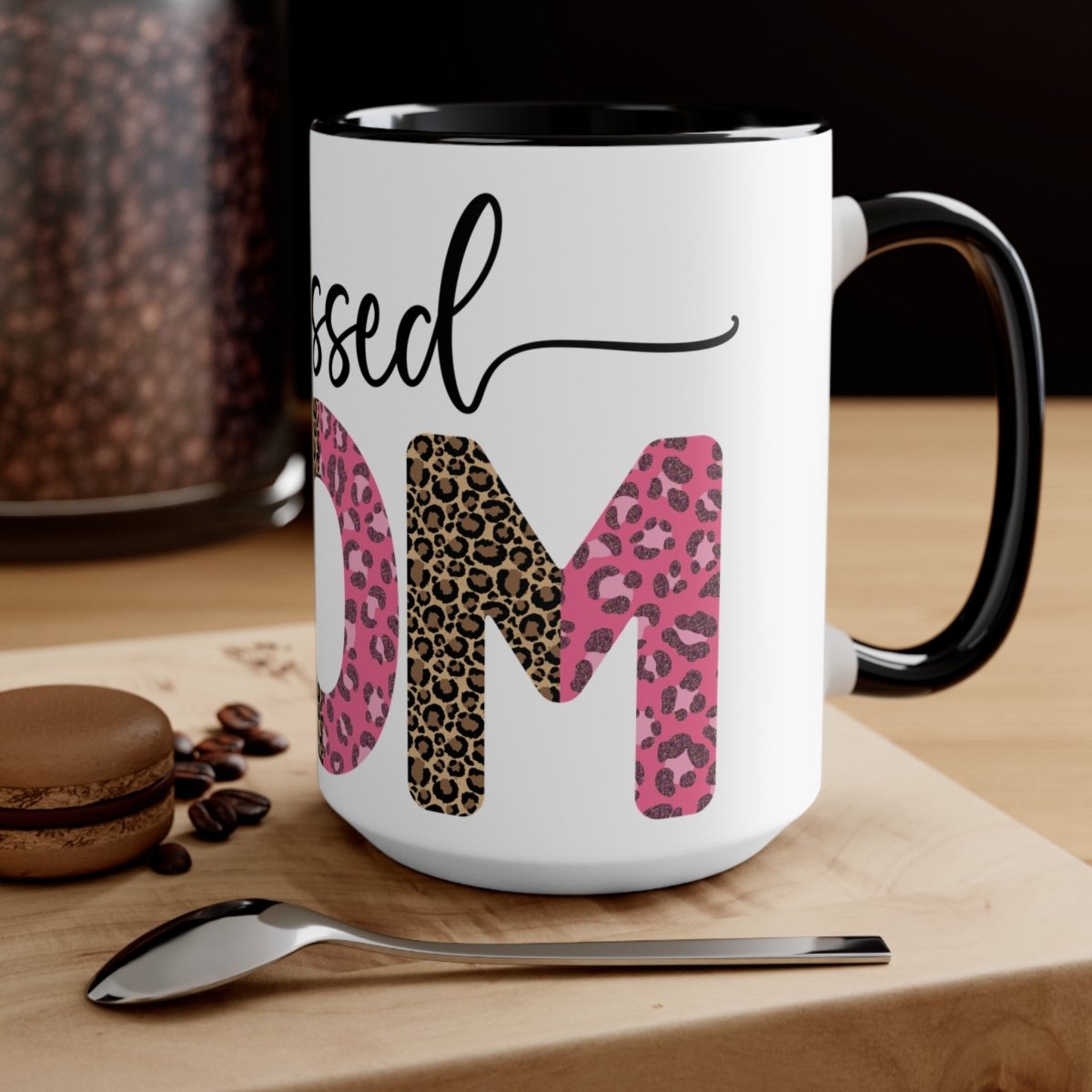 Blessed Mom Accent Mugs