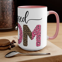 Blessed Mom Accent Mugs