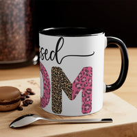 Blessed Mom Accent Mugs