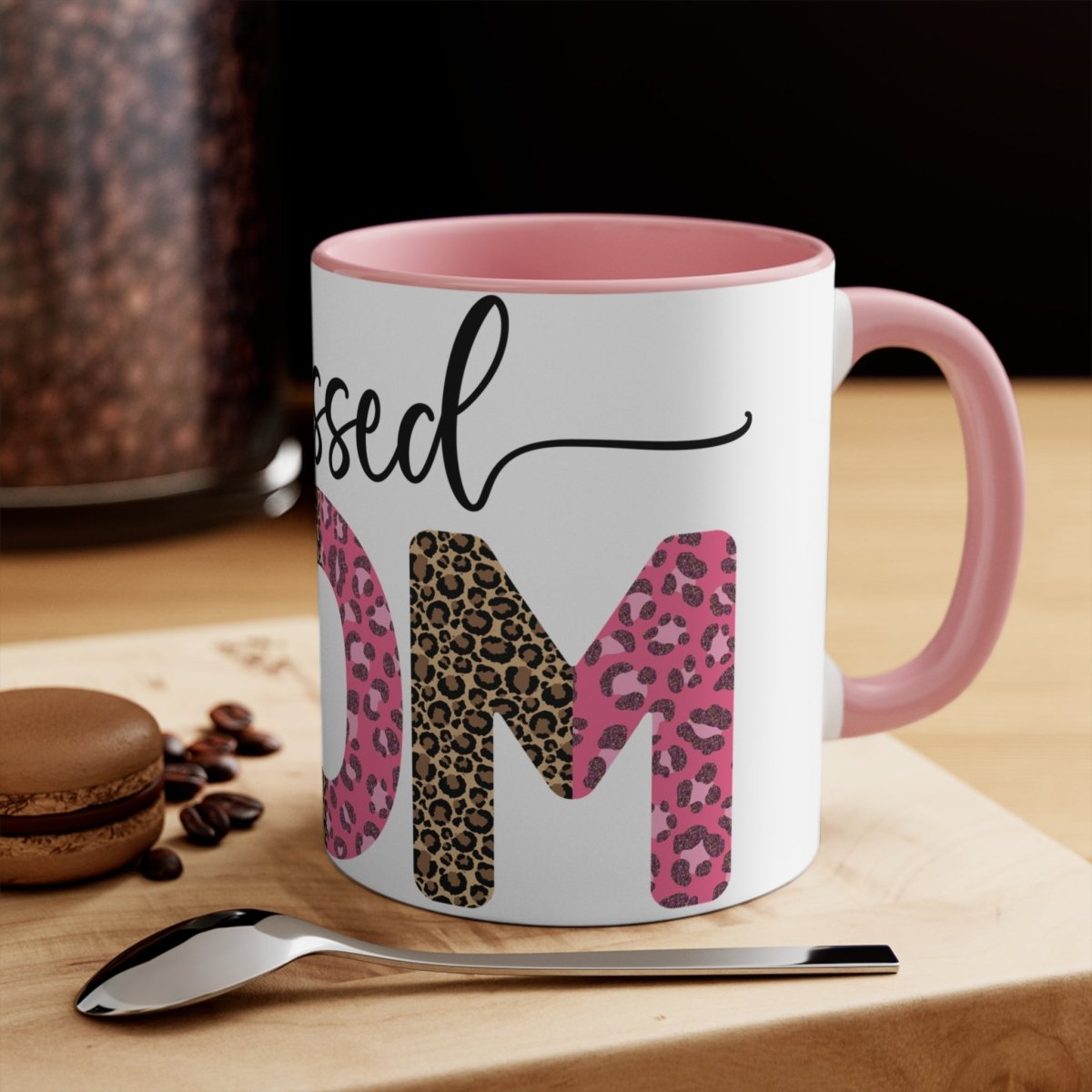 Blessed Mom Accent Mugs