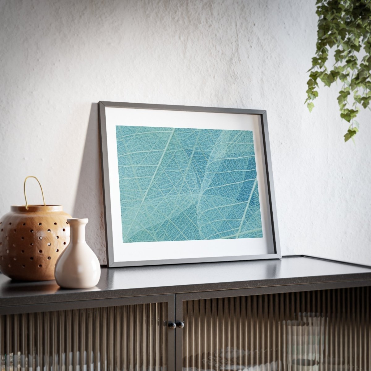 Botanical Blue Framed Posters