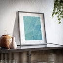 Botanical Blue Framed Posters