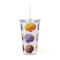 Brain Freeze Tumbler with Straw