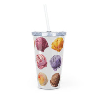 Brain Freeze Tumbler with Straw