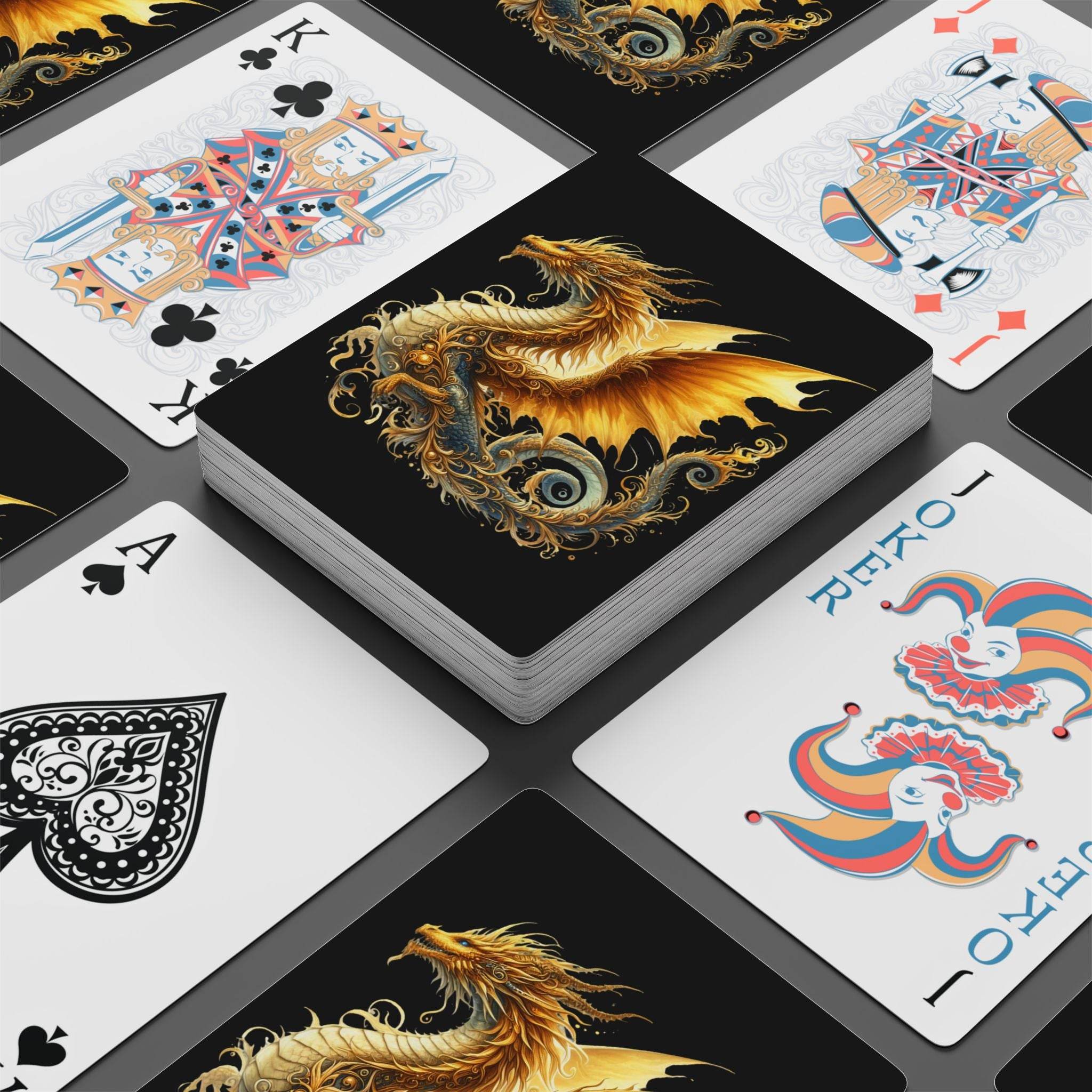 Dragon Design Poker Playing Cards