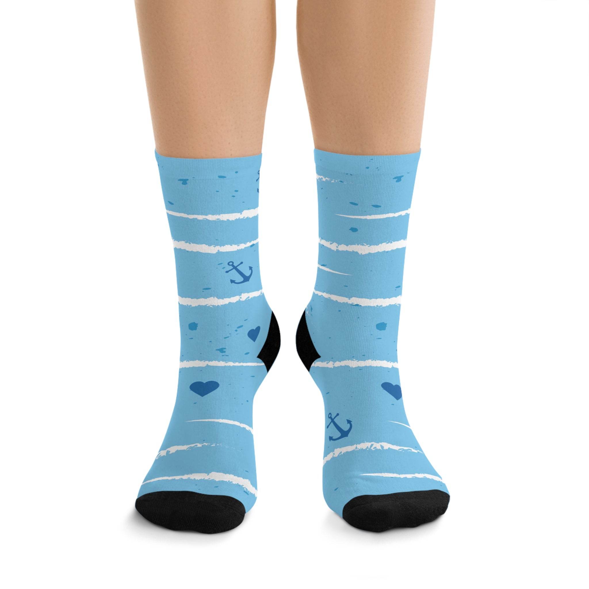 Ocean-Friendly Recycled Poly Socks
