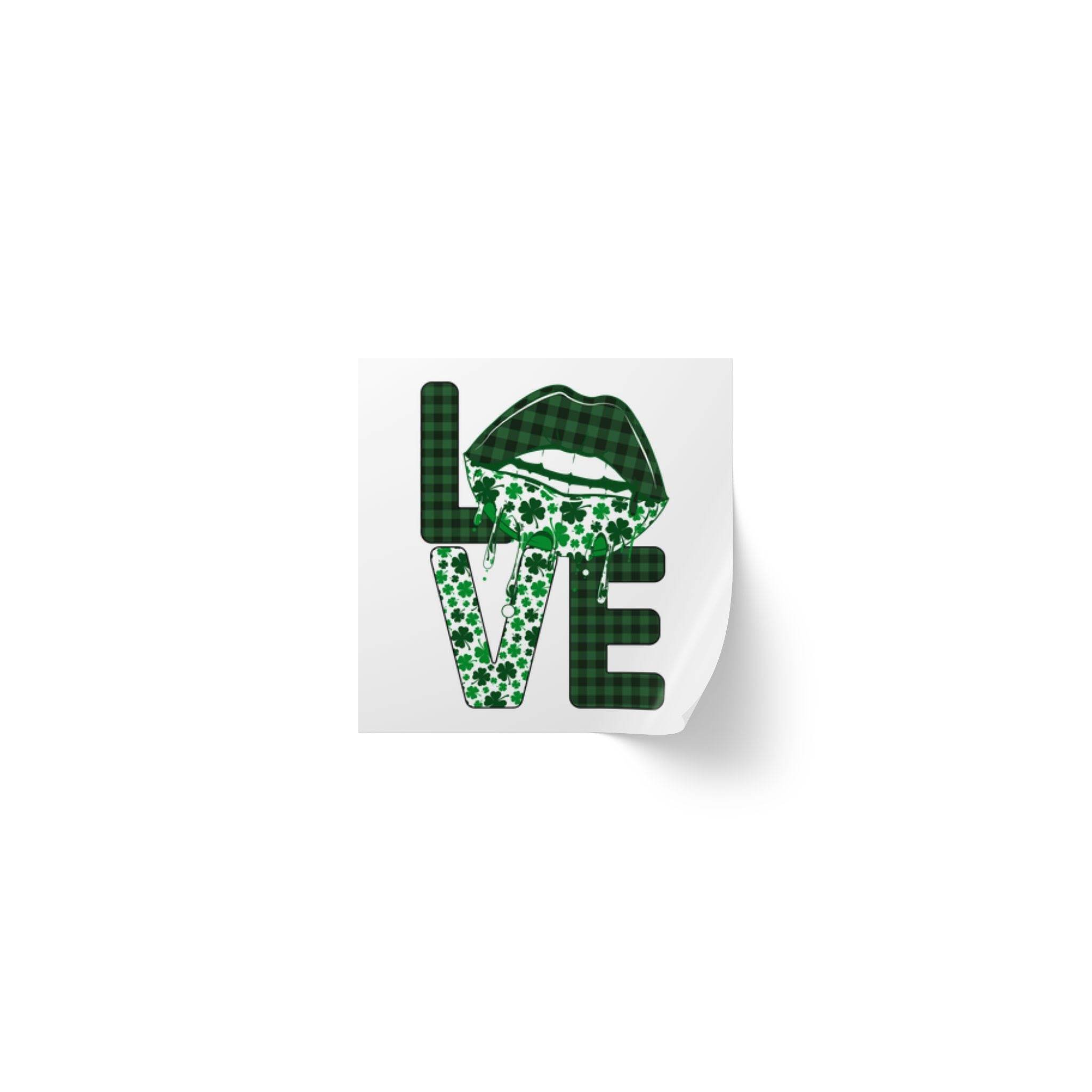 Love Sustainable Square Sticker Label Rolls