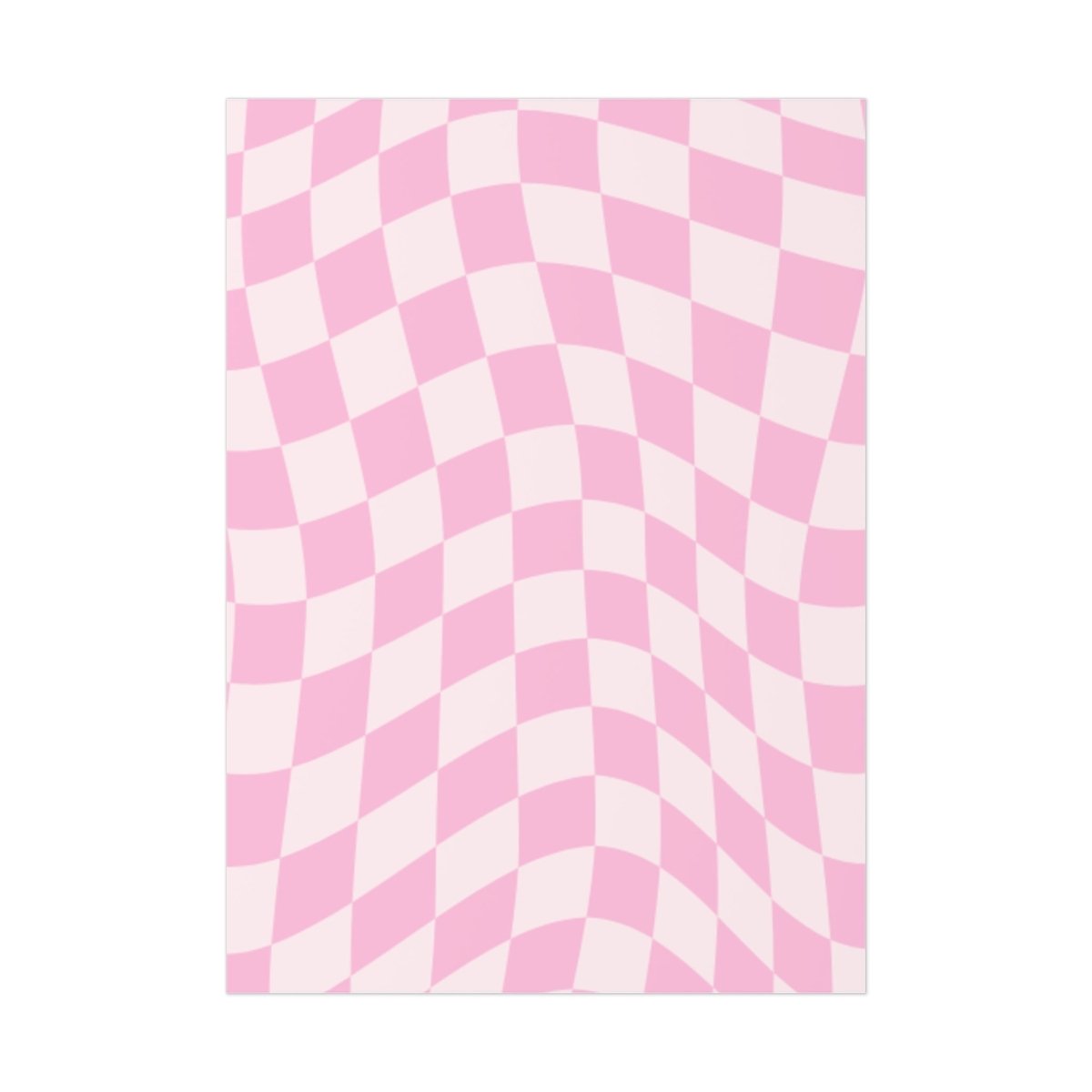 Bubblegum Grid Uncoated Posters