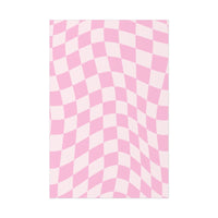 Bubblegum Grid Uncoated Posters