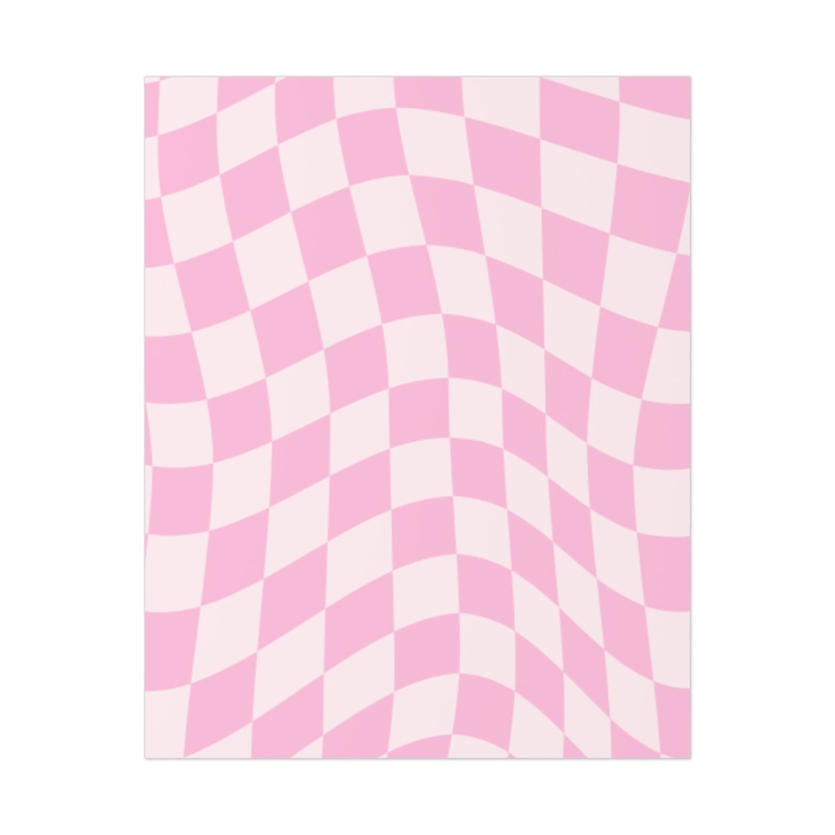 Bubblegum Grid Uncoated Posters