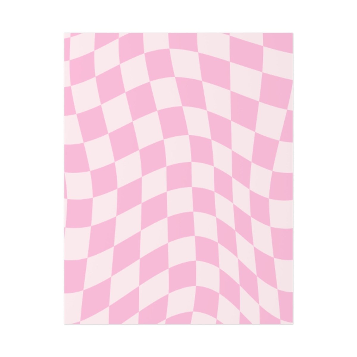 Bubblegum Grid Uncoated Posters