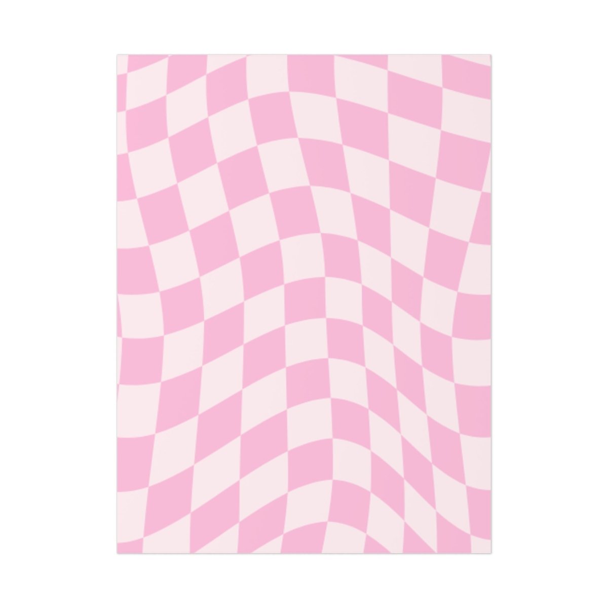 Bubblegum Grid Uncoated Posters