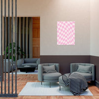 Bubblegum Grid Uncoated Posters