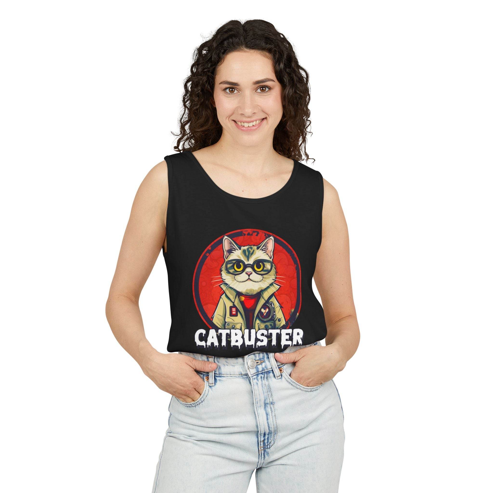 Catbuster Unisex Garment-Dyed Tank Top